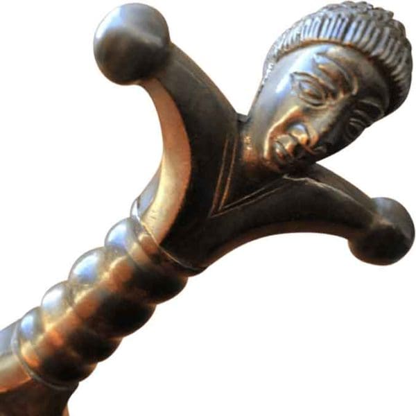 Celtic Anthropomorphic Sword With Scabbard