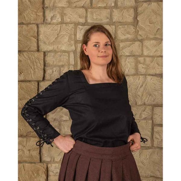 Abby Blouse with Eyelets
