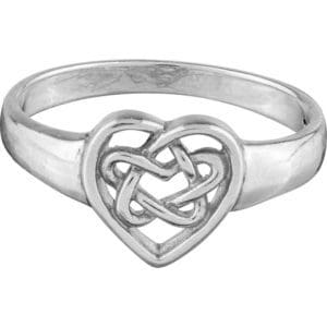 Celtic Heart Knot Ring