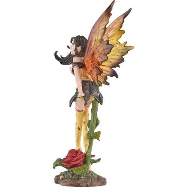 Fairy with Rose Statue