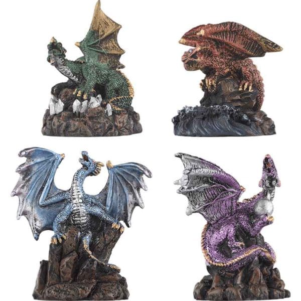 4 Piece Dragons Set