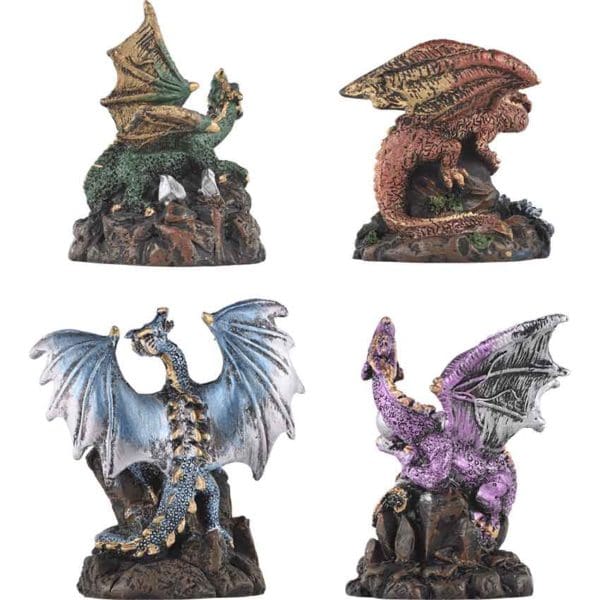 4 Piece Dragons Set