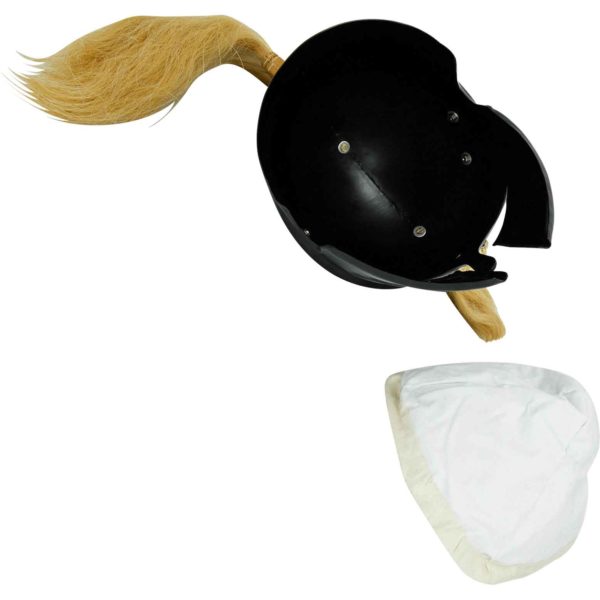 Royal Corinthian Helmet With Plume