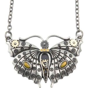 Steampunk Butterfly Necklace