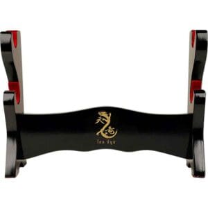 Double Sword Black Lacquered Stand