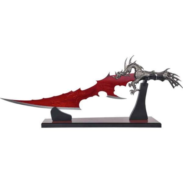 Blood Red Blade Dragon Dagger