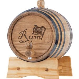 Jolly Roger Rum 2 Liter Oak Barrel