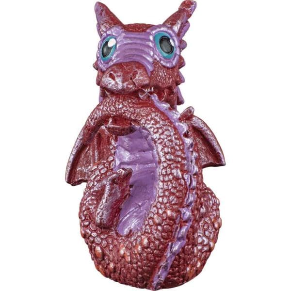 Red Baby Dragon Statue