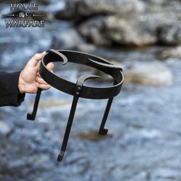 Round Steel Medieval Cooking Stand