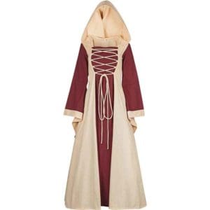Hooded Medieval Maiden Dress