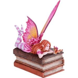 Book Club Fairy Statue