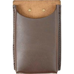 Open Top Leather Phone Holder