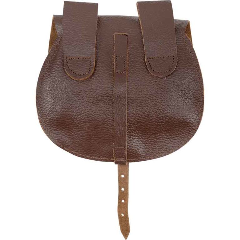Adventurers Leather Flap Bag – Brown