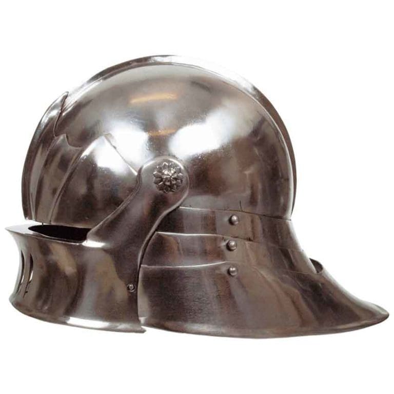 Gothic Sallet Helmet – Steel Finish