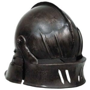 Gothic Sallet Helmet – Dark Metal Finish