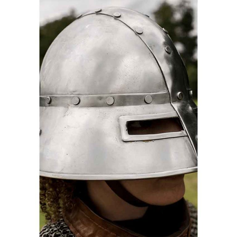 Guardsman Helmet – Polished Steel