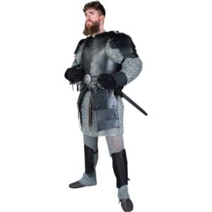 Mantikor Knight Leather and Chainmail Armour Outfit