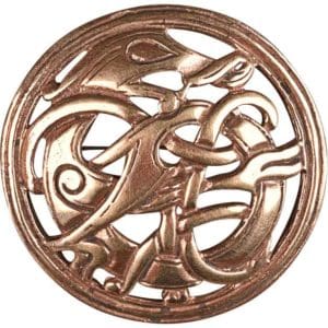 Norse Dragon Brooch