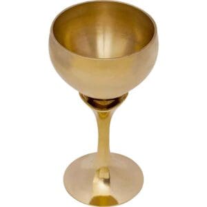 Medieval Brass Goblet