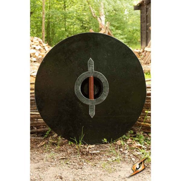 Drang LARP Shield - Green and Wood