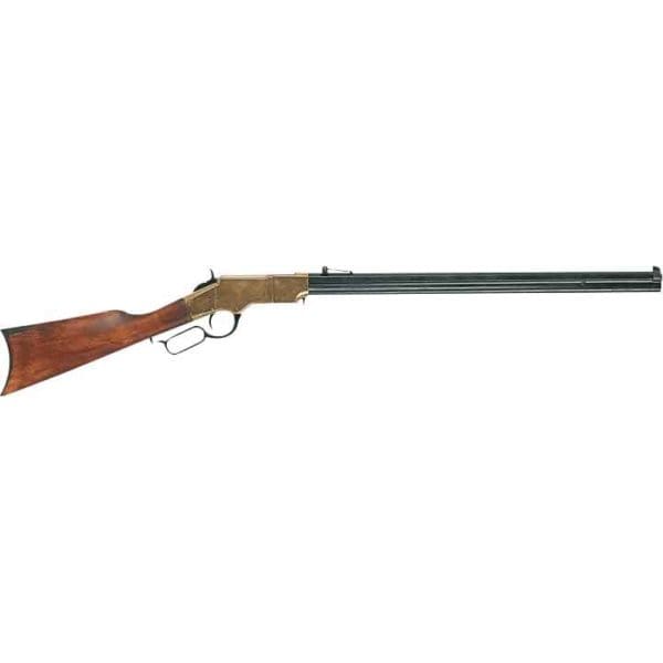 Grey and Brass 1860 Henry Lever Action Rifle