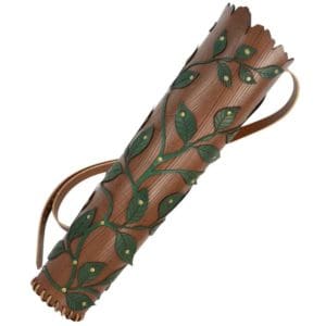 Elven Leaf Leather Quiver