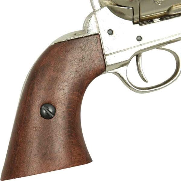Nickel 45 Caliber Revolver USA, 1873