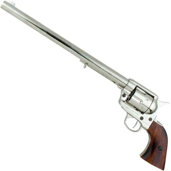 Nickel Finish .45 Caliber 1873 Buntline Revolver