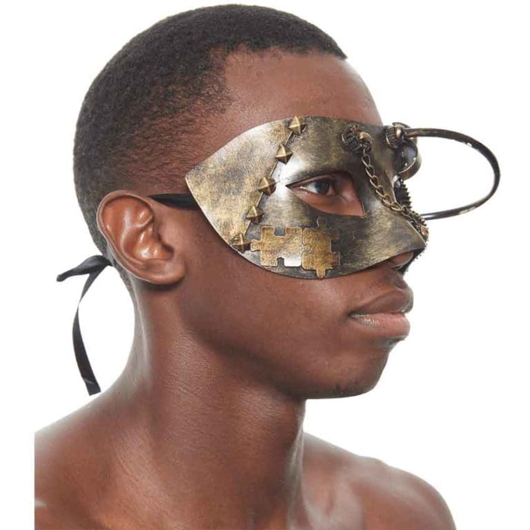 Gold Steampunk Masquerade Mask