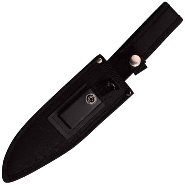 Black Clip Point Survival Knife