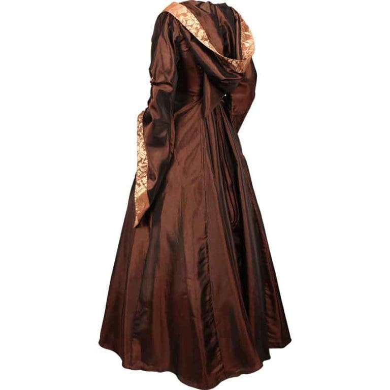 Alluring Damsel Dress with Hood – Copper