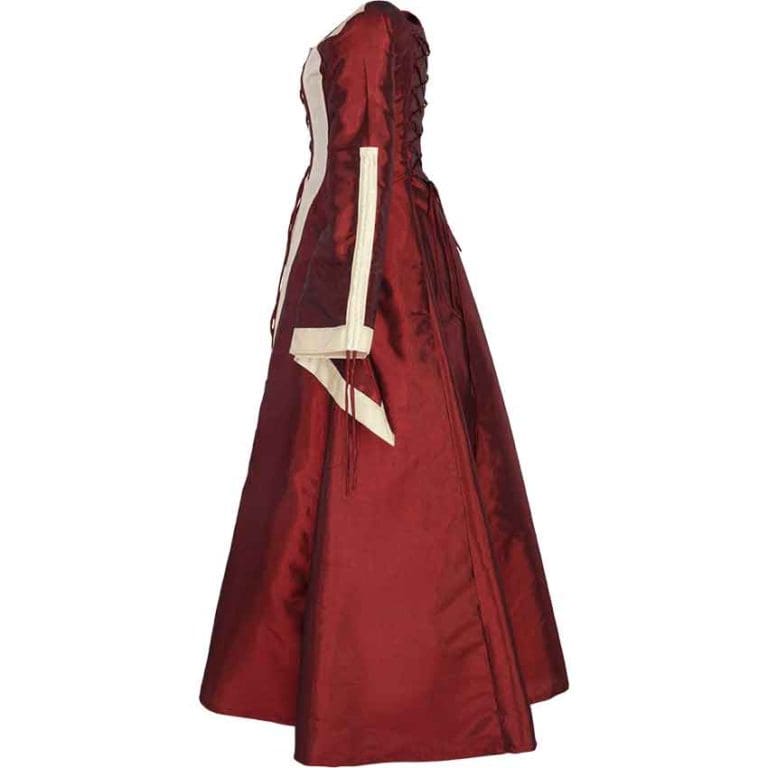 Renaissance Sorceress Dress – Burgundy