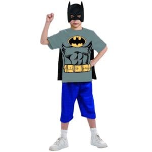 Kids Batman Cape T-Shirt With Mask