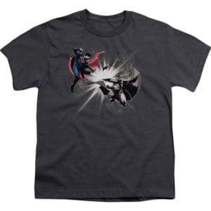 Batman v Superman Fight Burst Youth T-Shirt