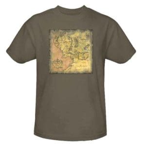 Middle Earth Map T-Shirt
