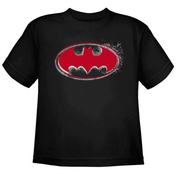 Kids Noir Batman Logo T-Shirt