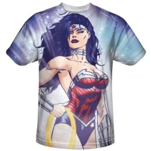 New 52 Wonder Woman Close-Up T-Shirt