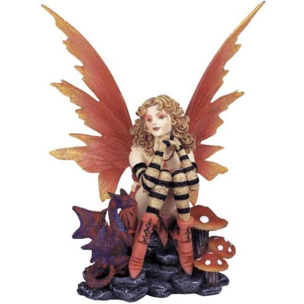 Fairy and Dragon Statue