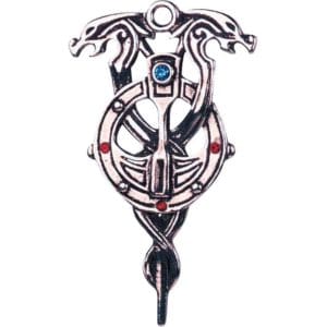 Merlin Dragon Staff Necklace