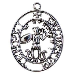 Templar's Sigil of Abraxas Necklace