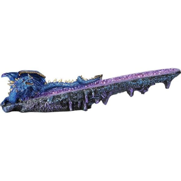 Blue Dragon Geode Incense Burner