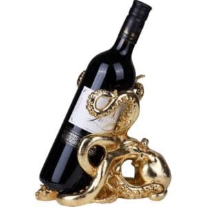 Golden Octopus Wine Holder