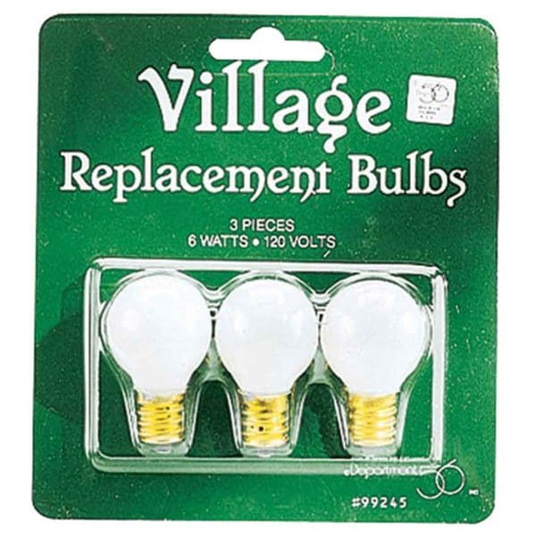 Replacement Round Light Bulbs - Replacement Bulbs and Power Cords by Department 56
