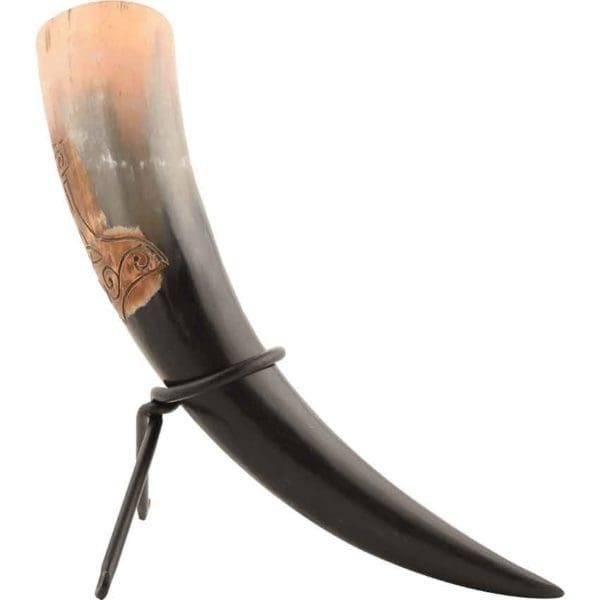 Hammer of Thor Drinking Horn with Stand