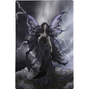 Storm Runes Metal Fairy Sign