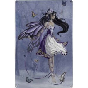 Violet Melody Metal Fairy Sign