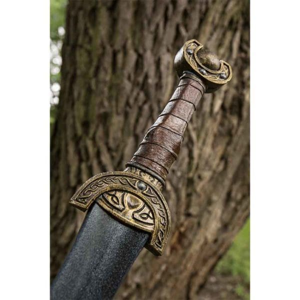 Celtic Leaf Short LARP Sword