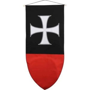 Templar Cross Medieval Banner