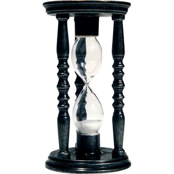 Black Old World Hourglass