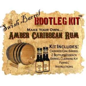 Amber Caribbean Rum Bootleg Kit - 1 Liter
